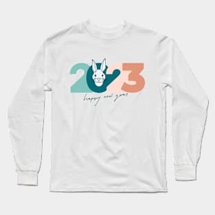 Happy new year 2023 chinese new year 2023 christmas Long Sleeve T-Shirt